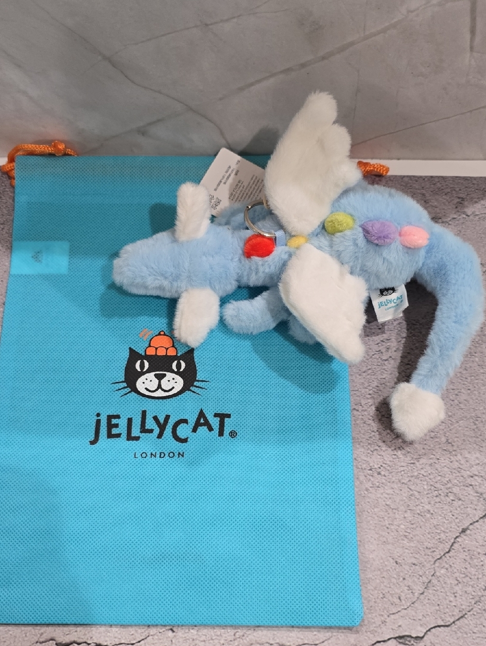 Jellycat Sky Dragon Bag Charm